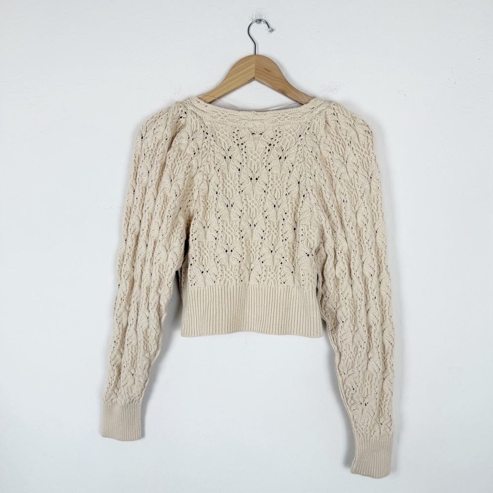 Free People Olive You Cardi in Macadamia - Picture 5 of 9